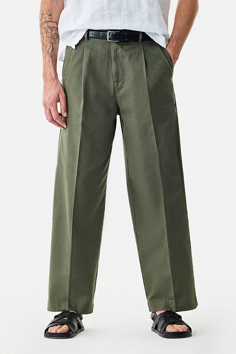 سنيتش بنطلون قطن فضفاض